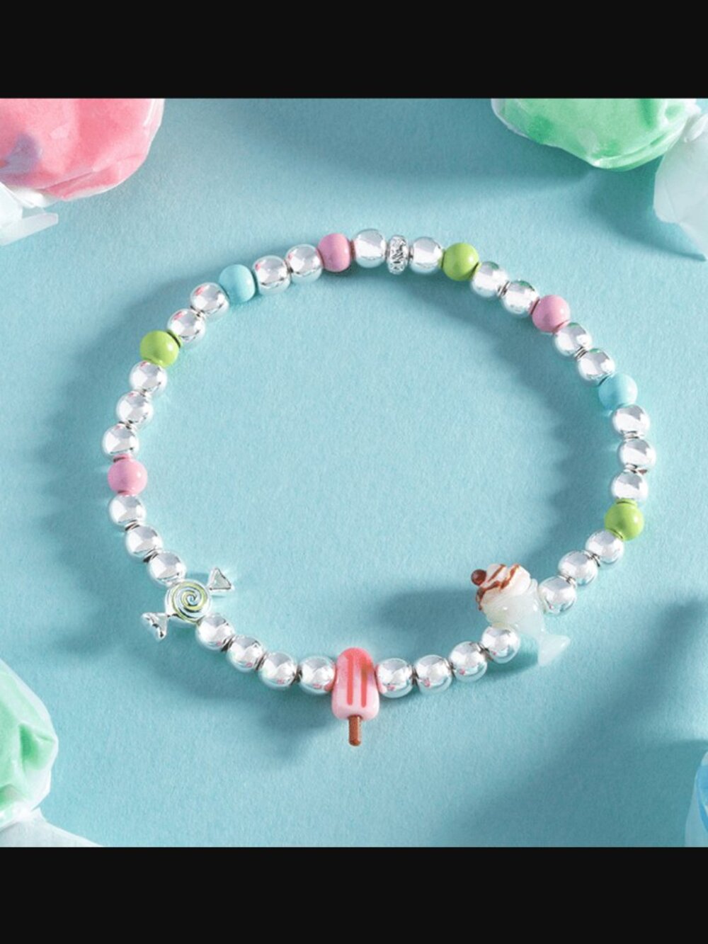 ❣️2/$36 NIP Alex and Ani Sweet Treats Love Language Stretch Bracelet $38.00